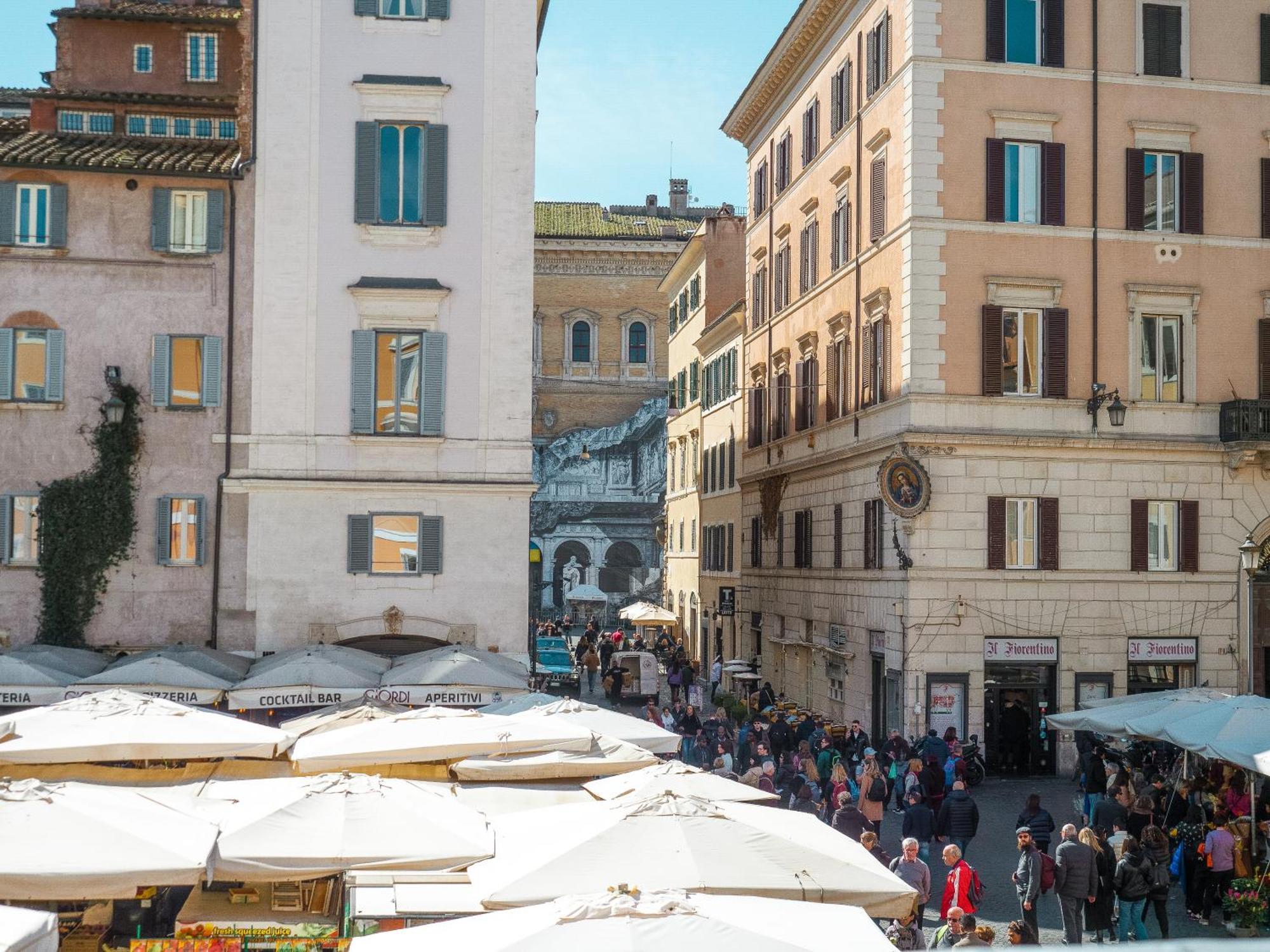View On Campo De Fiori Irex Apartment Roma Ngoại thất bức ảnh